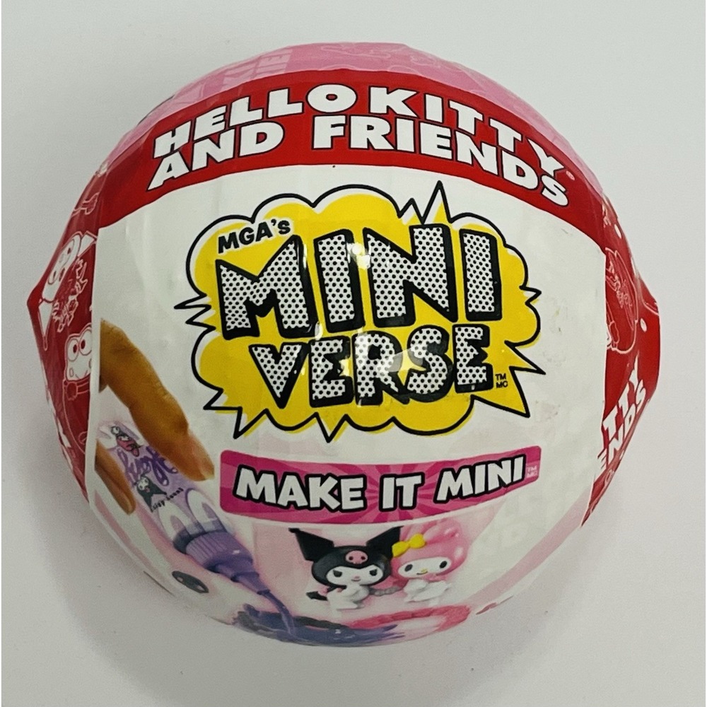 MGA Miniverse Make It Mini Hello Kitty and Friends Series 2 Blind Ball New